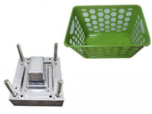 Injection Mold for Plastic Storage Basket
